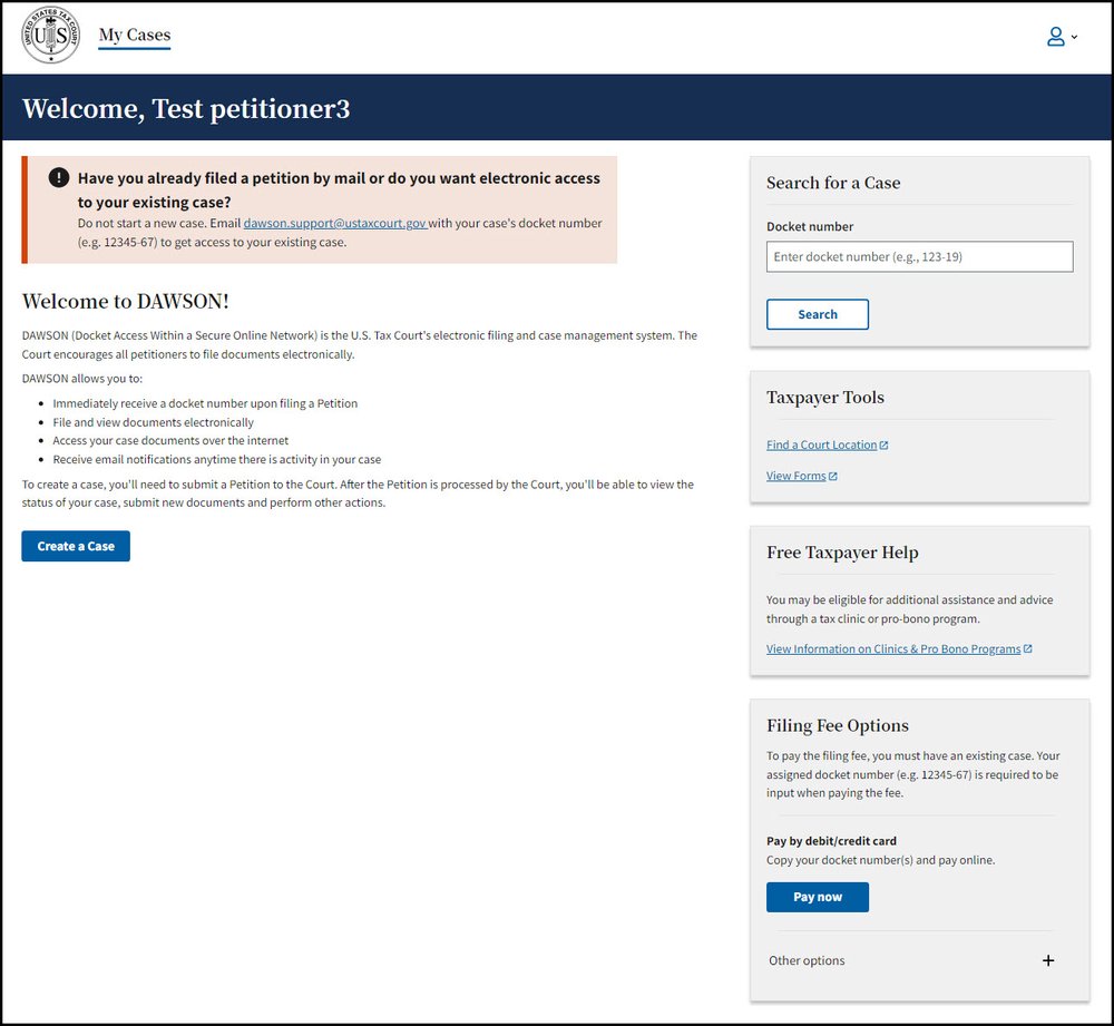 image of welcome to dawson view